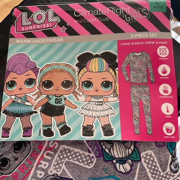 Cuddl Duds Other - NWT Girls’ LOL Thermal Set